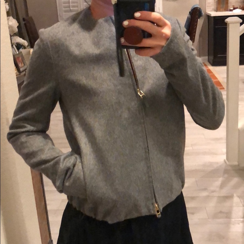 Gray Wool Jacket - image 5